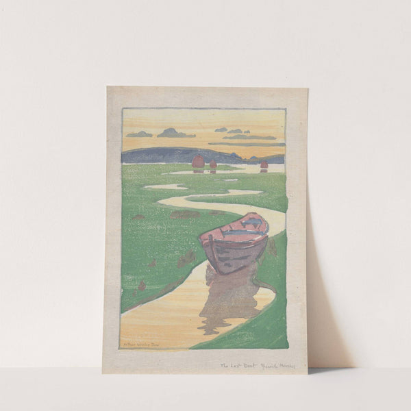 The Derelict or The Lost Boat 2 (1916) by Arthur Wesley Dow