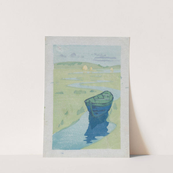 The Derelict or The Lost Boat (1916) by Arthur Wesley Dow