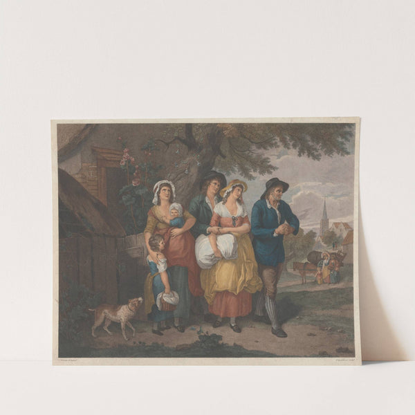 The Deserted Village (1795) by Francis Wheatley