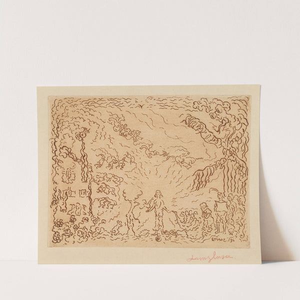 The Devil and the Windmill by James Ensor