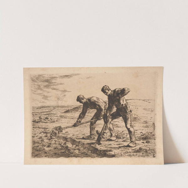 The diggers by Jean-François Millet