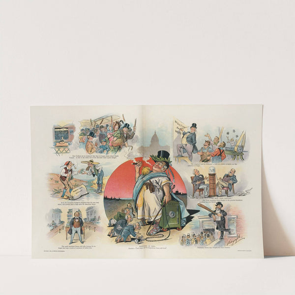 The Dingley millennium - it has made everybody happy by Louis Dalrymple