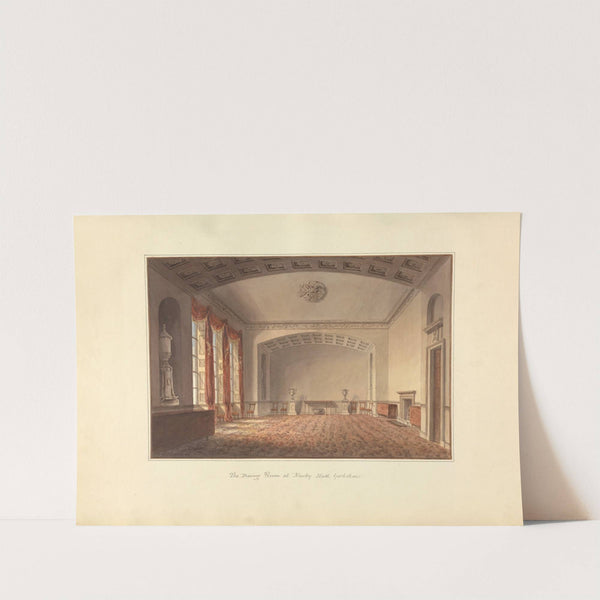 The Dining Room at Newby Hall, Yorkshire by John Buckler