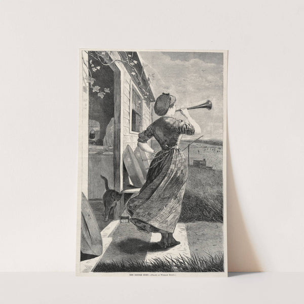 The Dinner Horn (1870) by Winslow Homer