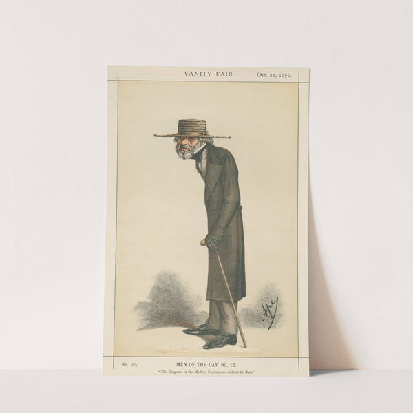 The Diogenes of the Modern Corinthians without his Tub, Thomas Carlyle by Carlo Pellegrini