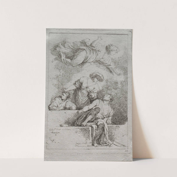 The Disciples at the Tomb (1764) by Jean-Honoré Fragonard