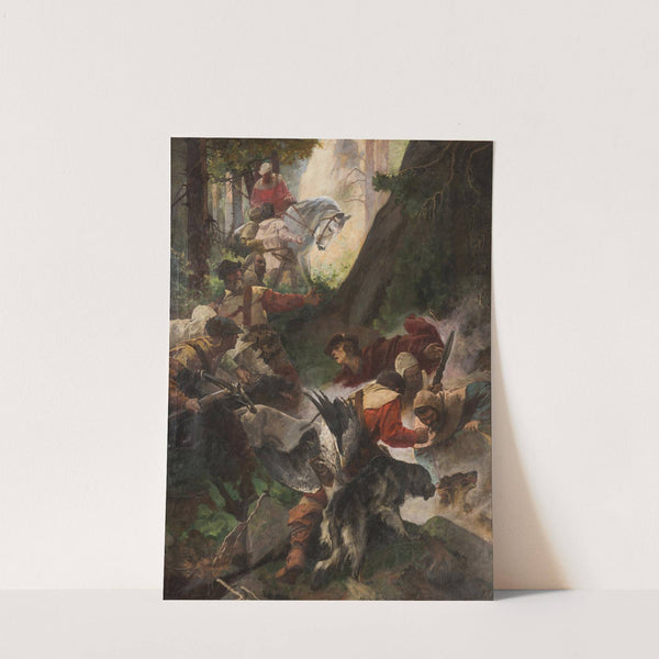 The Discovery of Hot Springs by Charles IV by Alexander Jakesch