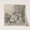 The Discovery of Prince Arthur’s Tomb by the Inscription on the Leaden Cross by John Hamilton Mortimer