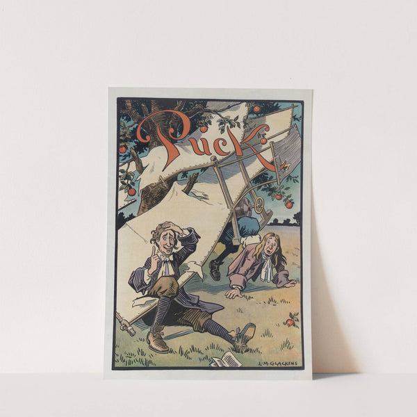 The discovery of the law of gravitation (1910) by Louis Glackens