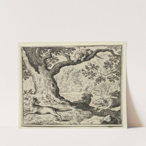 The Disloyal Cat (1650–1675) by Allaert van Everdingen