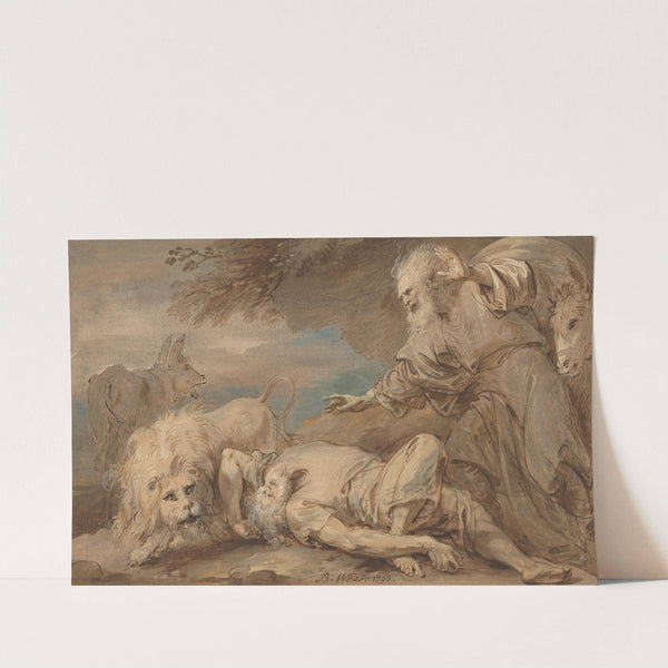 The Disobedient Prophet (1793) by Benjamin West