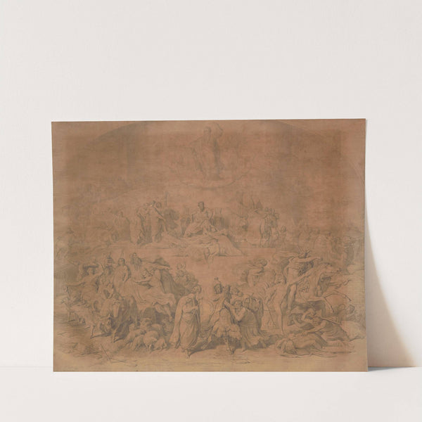 The Dispersion of People by Wilhelm von Kaulbach