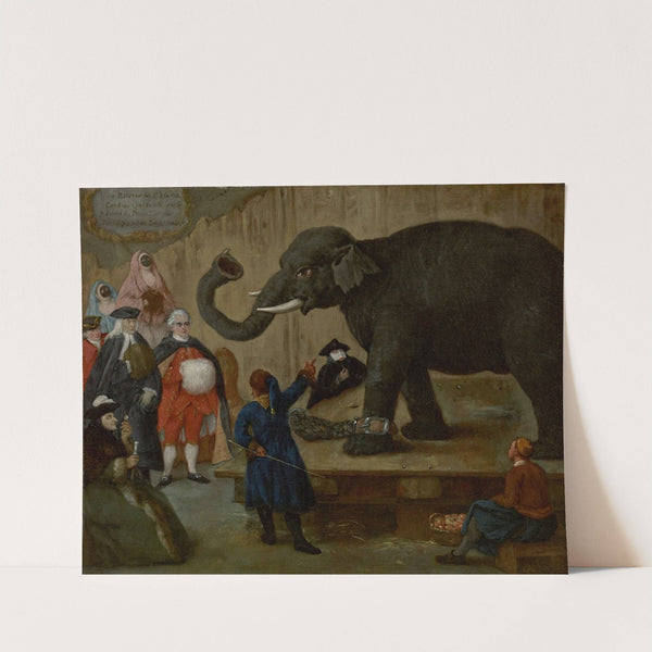 The Display of the Elephant by Pietro Longhi
