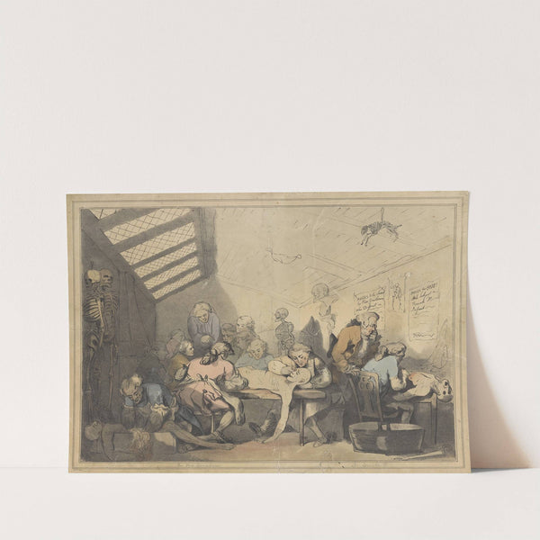 The dissecting room by Thomas Rowlandson
