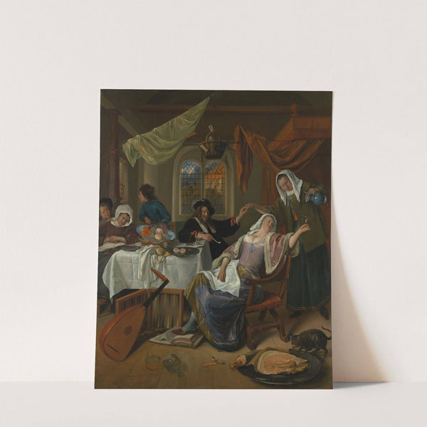 The Dissolute Household by Jan Steen