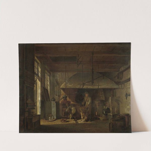 The Distillery of Apothecary A. d'Ailly in the Ramparts of the Zaagmolenpoort, Amsterdam by Johannes Jelgerhuis