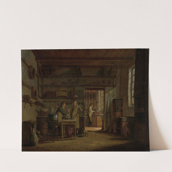 The Distillery of Apothecary A. d'Ailly by Johannes Jelgerhuis
