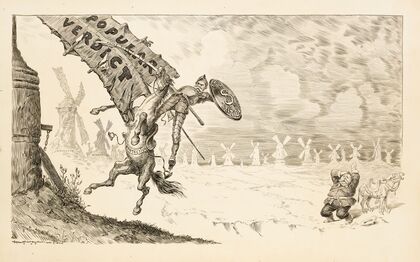 The Diverting Comedy of the Venturesom Knight, or the Invincible Windmill (1909) — size preview