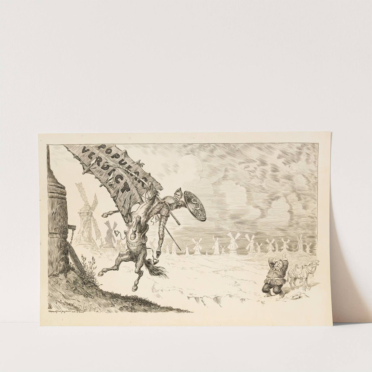 The Diverting Comedy of the Venturesom Knight, or the Invincible Windmill (1909) by William Henry Walker