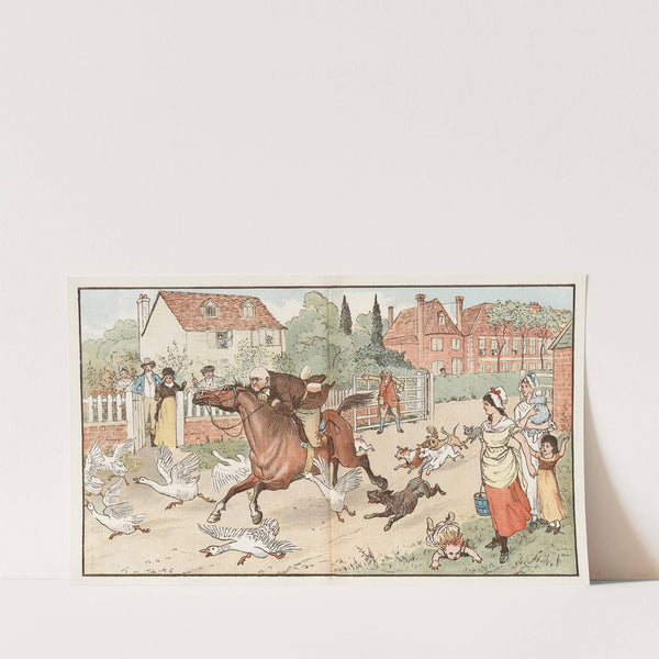 The Diverting History of John Gilpin pl4 (1887) by Randolph Caldecott