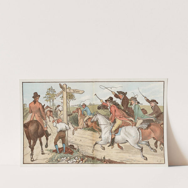 The Diverting History of John Gilpin pl7 (1887) by Randolph Caldecott