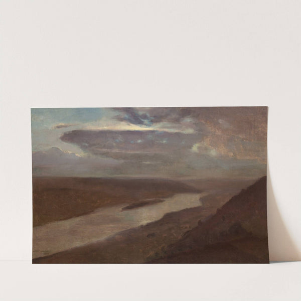 The Dniester River at Night by Jozef Chelmonski