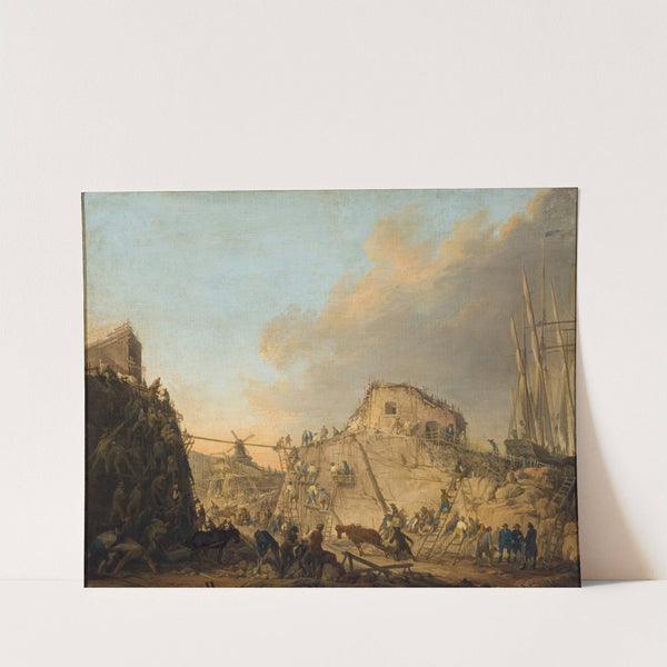 The Dock at Sveaborg by Elias Martin