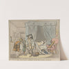 The doctor called up or the false alarm (1786) by Thomas Rowlandson