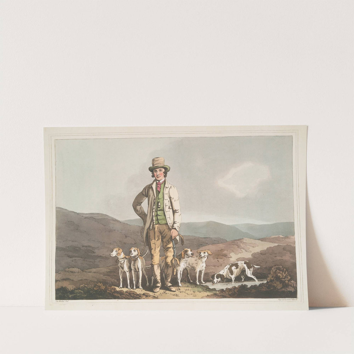 The dog breaker, Plate 4 by George Walker