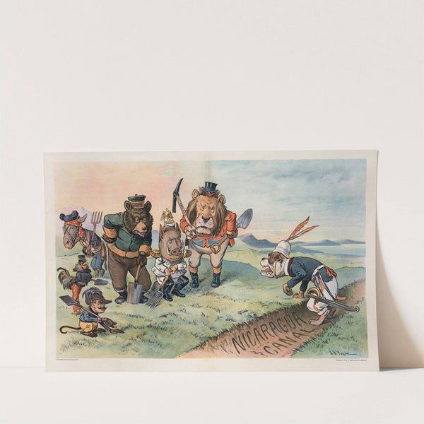 The dog in the manger by John Samuel Pughe