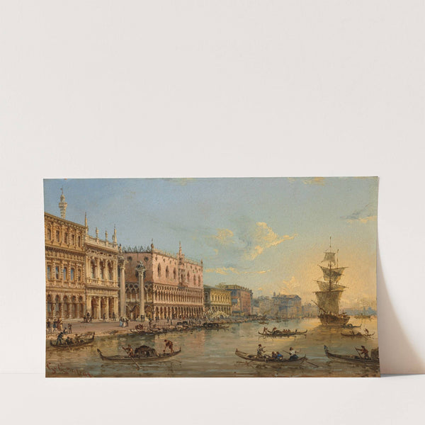 The Doge’s Palace and Grand Canal, Venice by Giovanni Grubacs