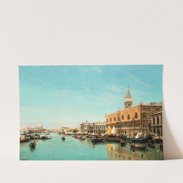The Doge’s Palace And The Piazza San Marco, Venice (1879) by Jean-Baptiste van Moer