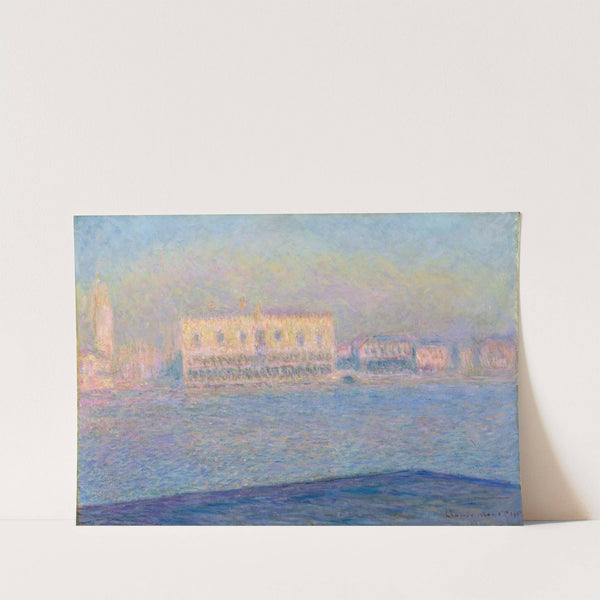 The Doge’s Palace Seen from San Giorgio Maggiore (1908) by Claude Monet
