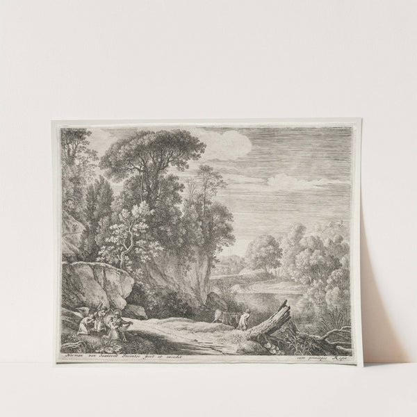 The Donkey Led to the River (c. 1652–54) by Herman van Swanevelt