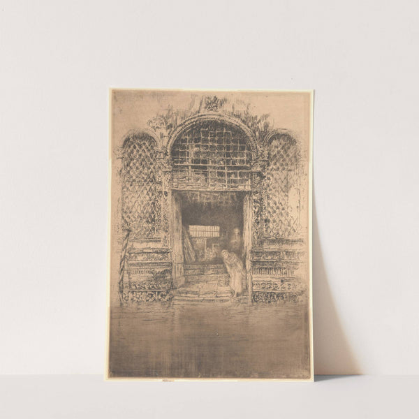 The doorway (1879) by James Abbott McNeill Whistler