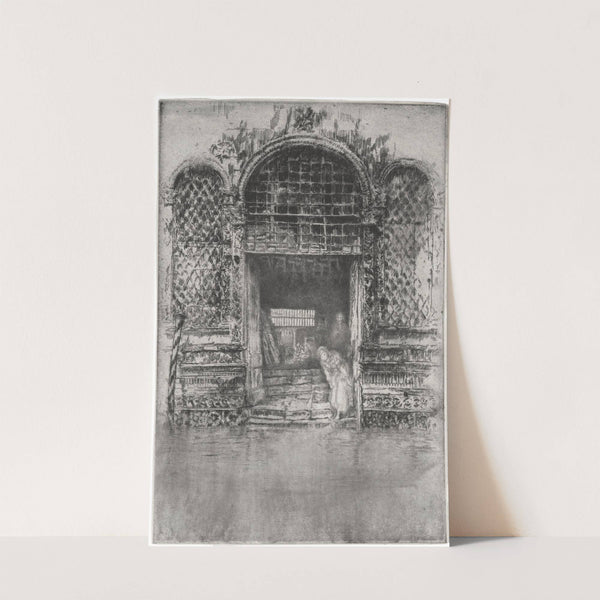 The Doorway, from Venice, a Series of Twelve Etchings (1879-80) by James Abbott McNeill Whistler