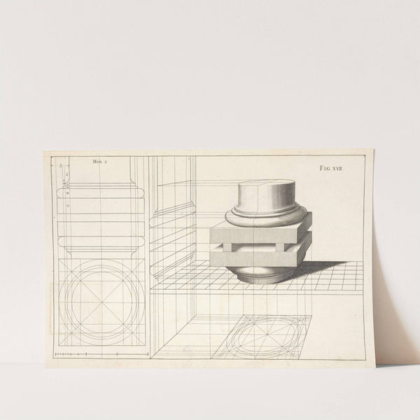 The Dorick base in perspective. by Andrea Pozzo