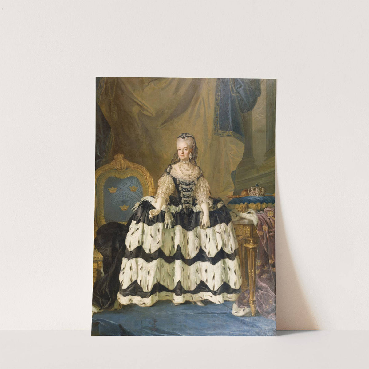 The Dowager Queen Lovisa Ulrika of Sweden by Lorens Pasch the Younger