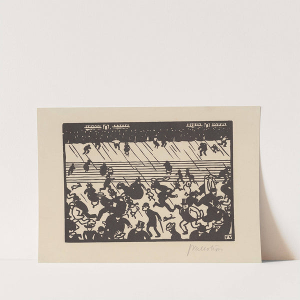 The Downpour (L’ondée) (1901) by Félix Vallotton