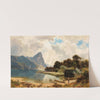 The Drachenstein on Lake Mondsee by Ludwig Halauska