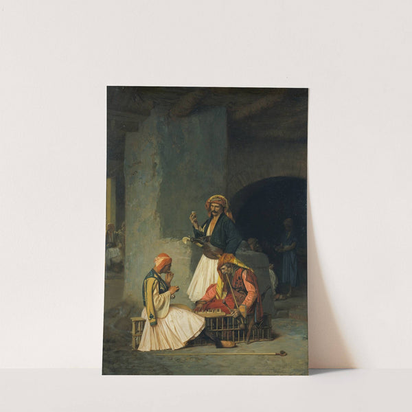 The Draught Players (1859) by Jean-Léon Gérôme