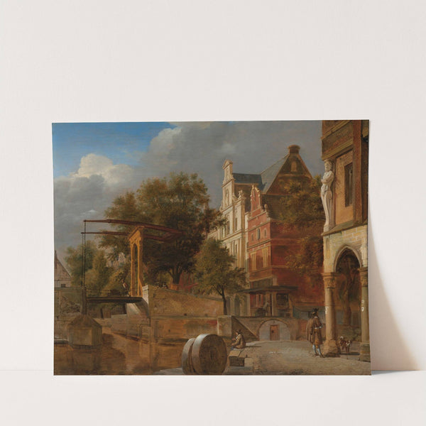 The Drawbridge by Jan van der Heyden