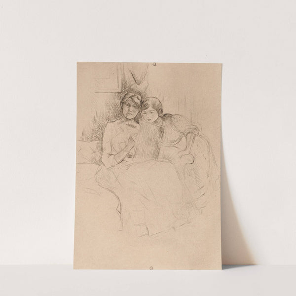 The Drawing Lesson (1889) by Berthe Morisot