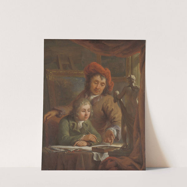 The Drawing Lesson by Abraham Van Strij