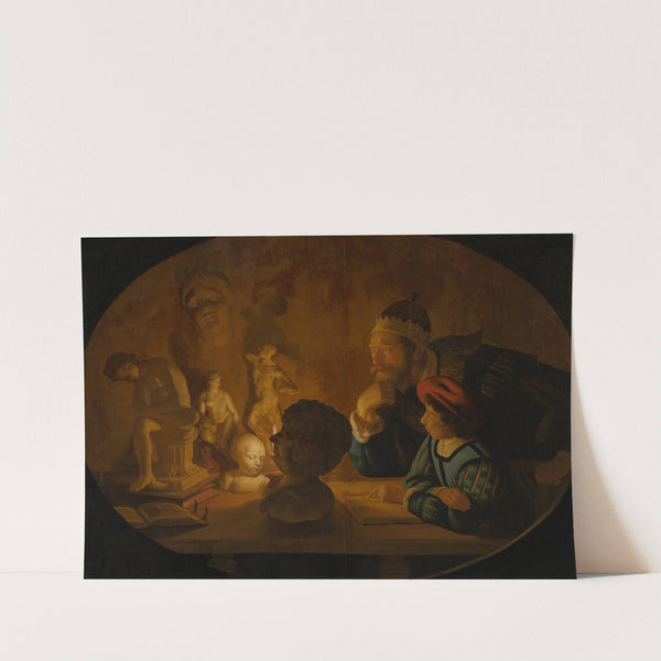 The Drawing Lesson by Jan ter Borch