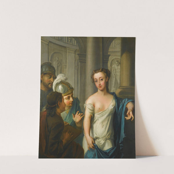 The Drawing Lesson by Philippe Mercier