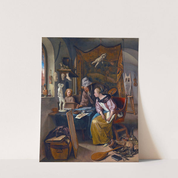 The Drawing Lesson by Jan Steen