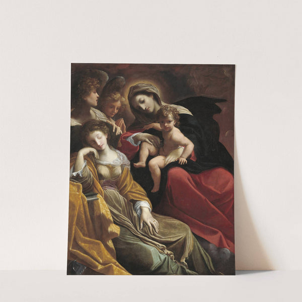 The Dream of Saint Catherine of Alexandria (c. 1593) by Ludovico Carracci