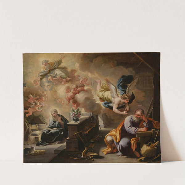 The Dream of St. Joseph (1700) by Luca Giordano