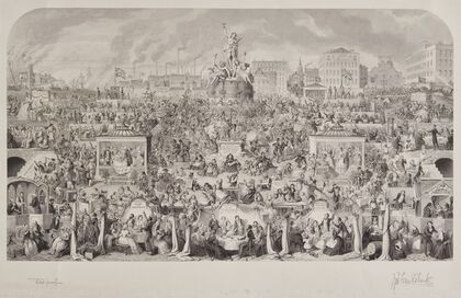 The Drinking Customs of Society or Worship of Bacchus (1864)